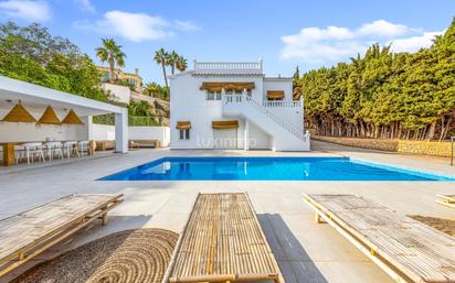 Exterior view of House or chalet for sale in Moraira  with Air Conditioner, Heating and Terrace