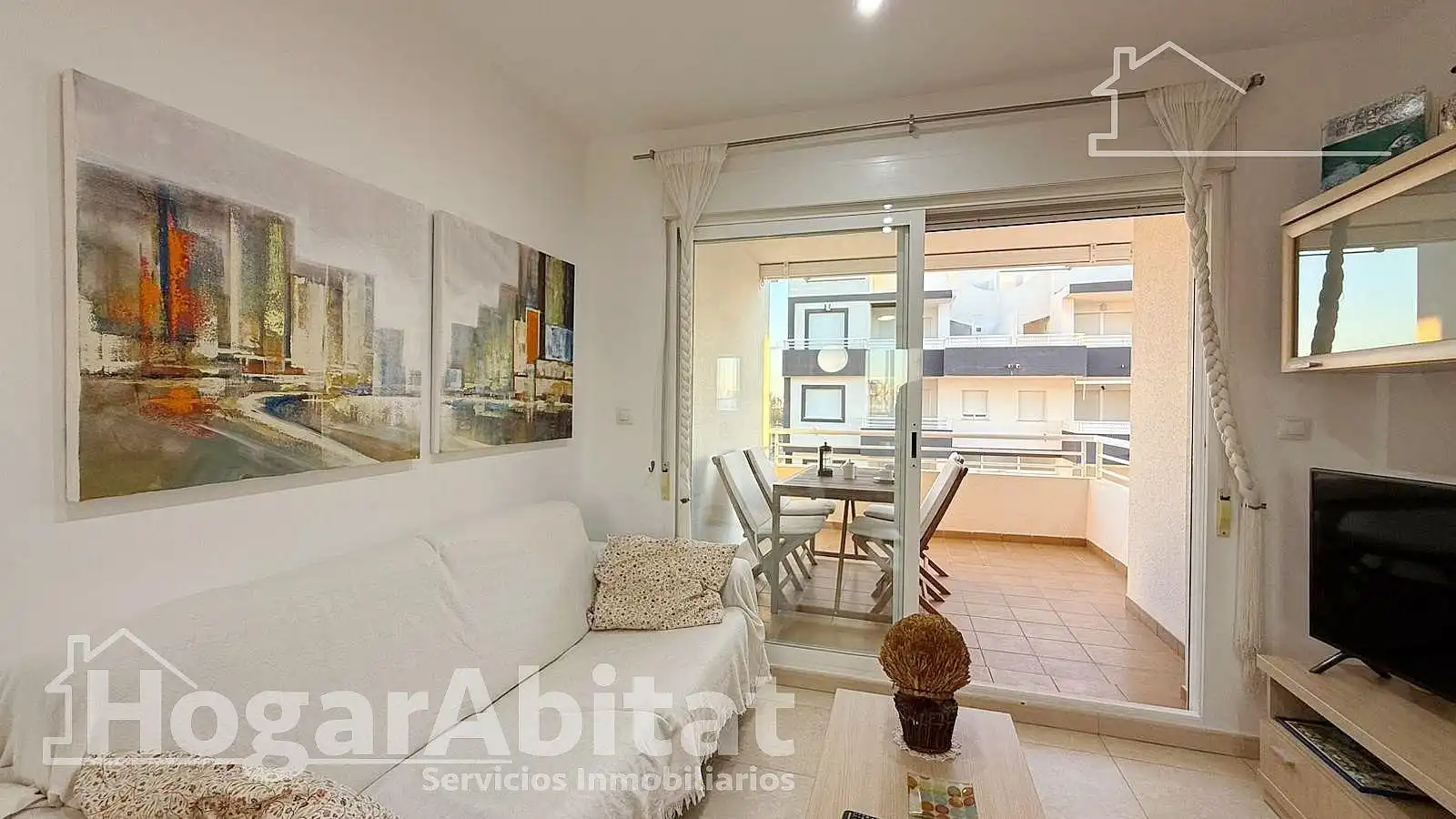 Bedroom of Flat for sale in Piles  with Private garden, Terrace and Furnished