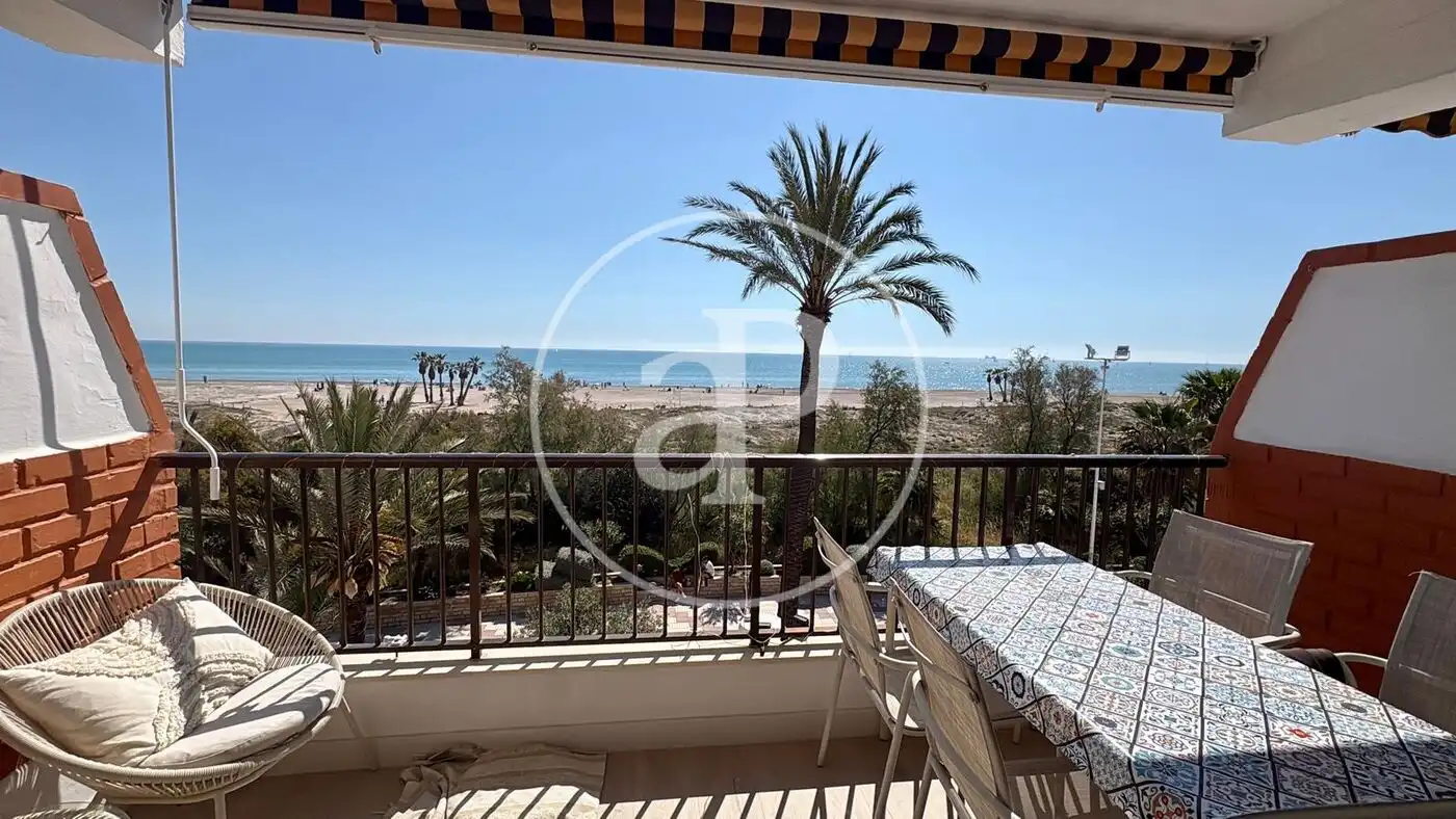 Garten von Wohnung zur Miete in Canet d'En Berenguer mit Klimaanlage, Heizung und Privatgarten