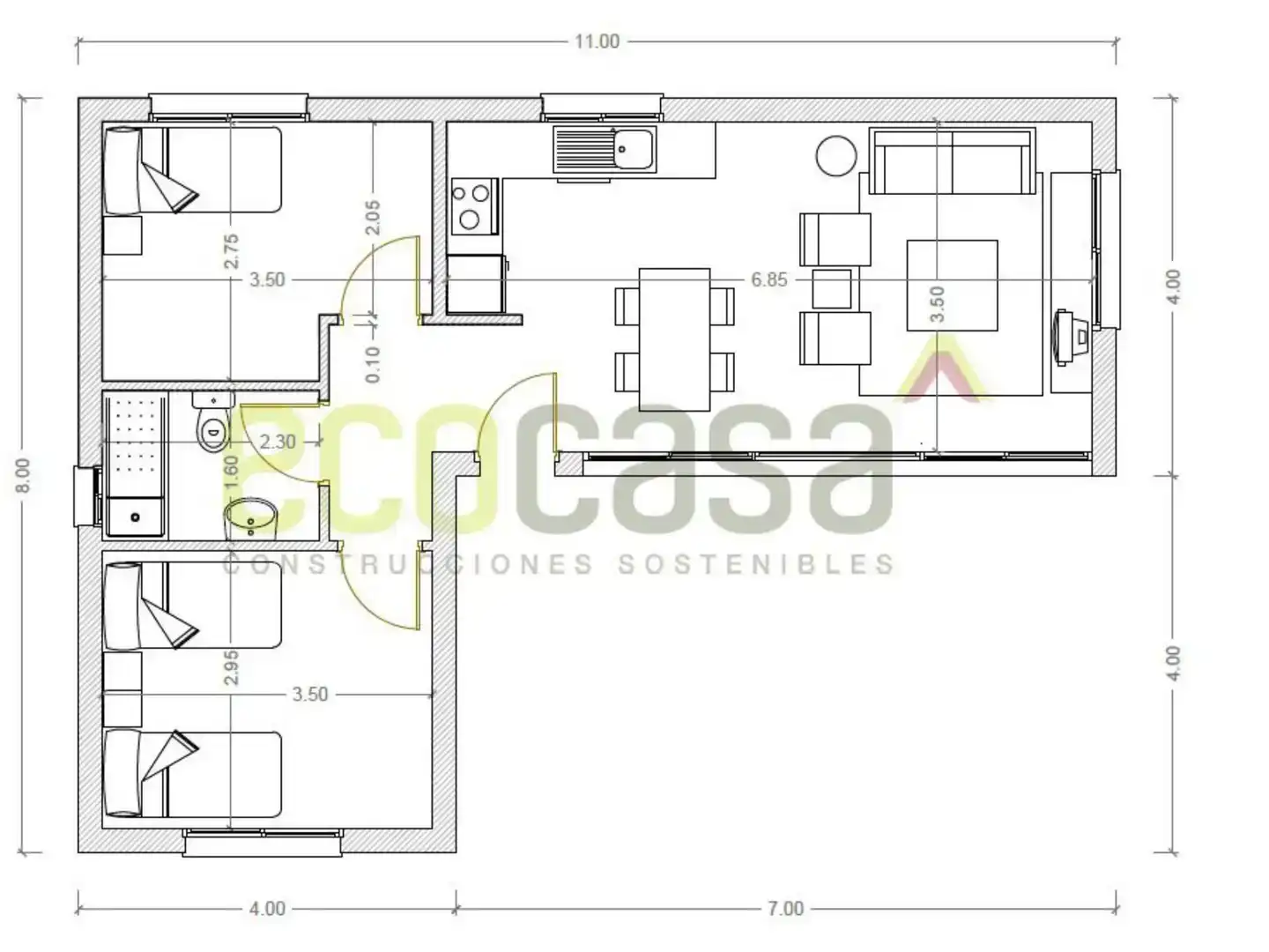 Piso en venta en Fogars de la Selva con Aire acondicionado, Jardín privado y Parquet