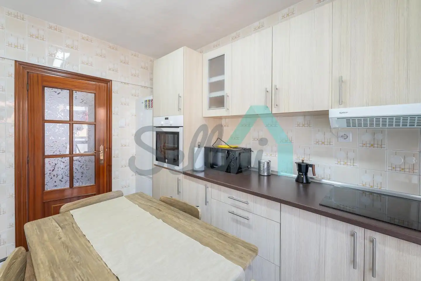 Küche von Wohnung zur Miete in Oviedo  mit Heizung, Terrasse und Möbliert