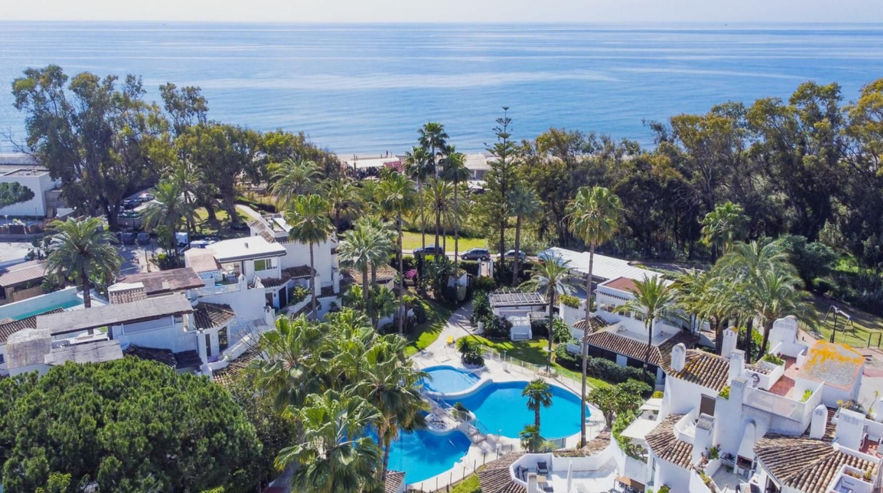 Garden of Apartment for sale in Marbella  with Air Conditioner, Heating and Private garden