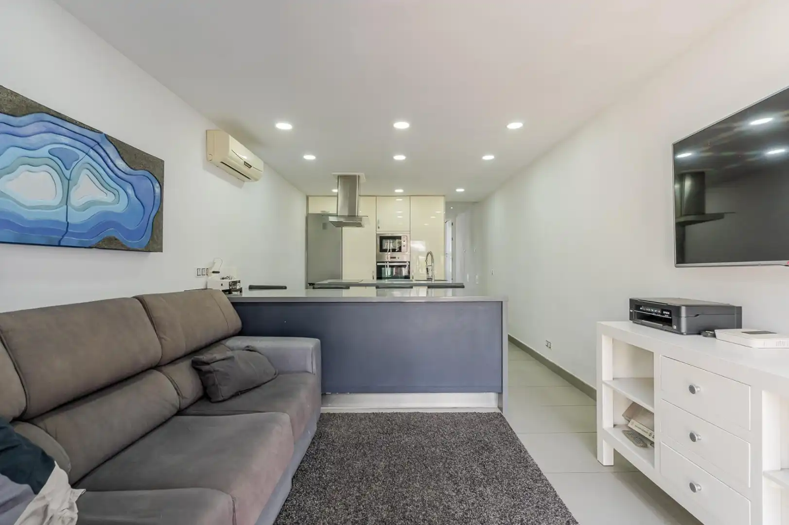 Sala de estar de Casa o chalet de alquiler en San Bartolomé de Tirajana con Aire acondicionado, Jardín privado y Terraza