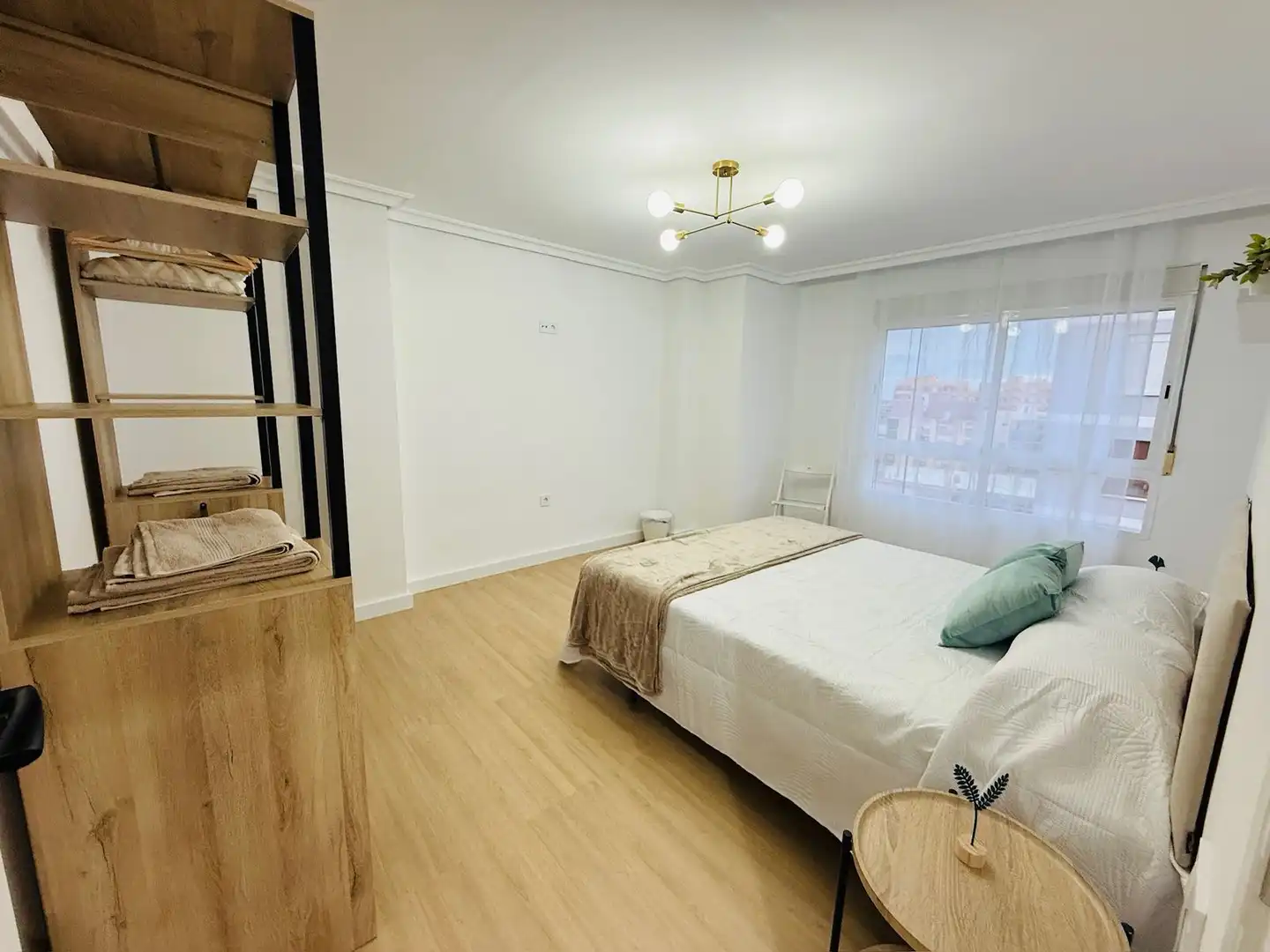 Bedroom of Flat for rent in Castellón de la Plana / Castelló de la Plana  with Furnished, Washing machine and TV