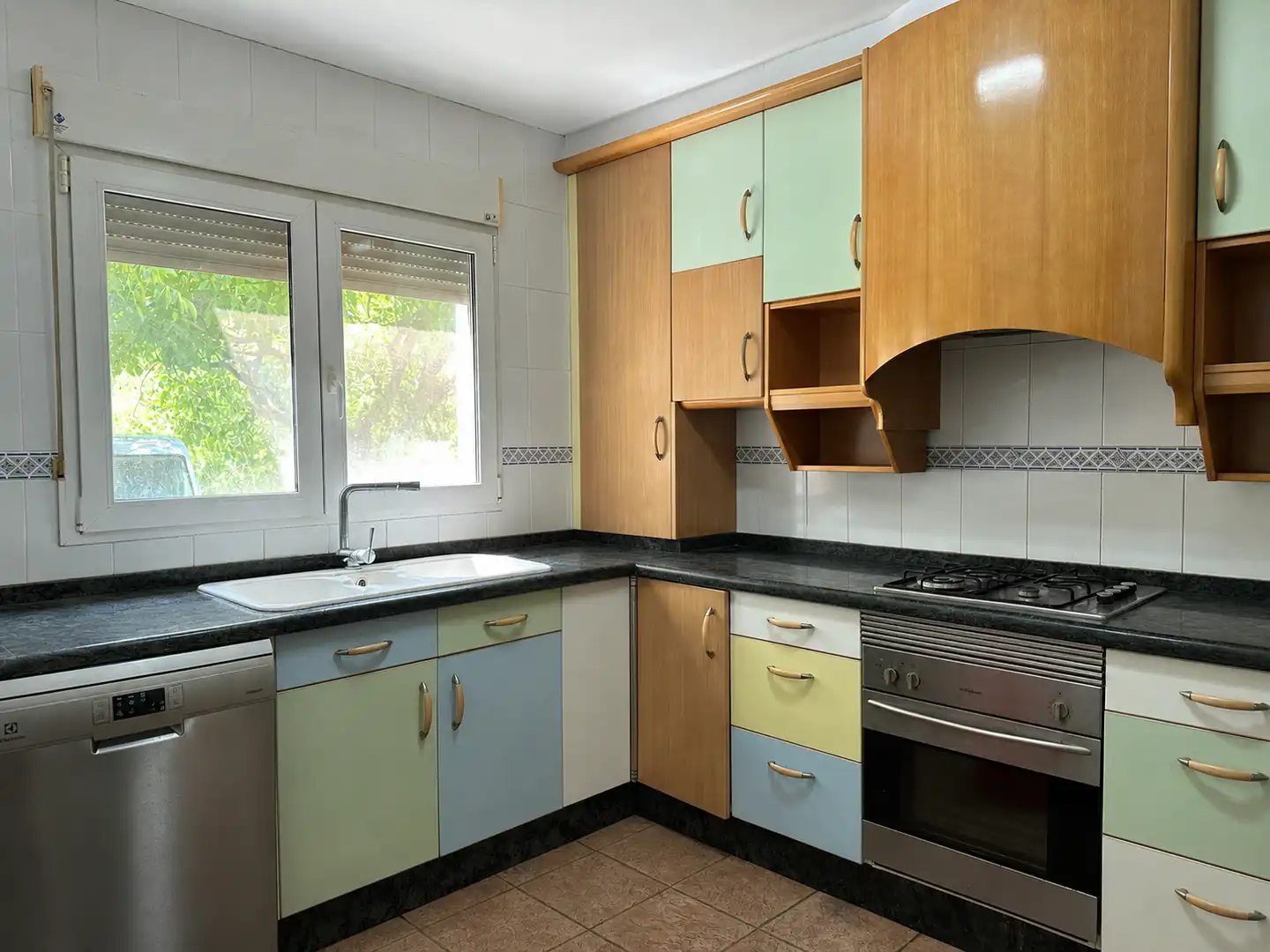 Küche von Haus oder Chalet zum Verkauf in Ontinyent mit Klimaanlage, Heizung und Privatgarten