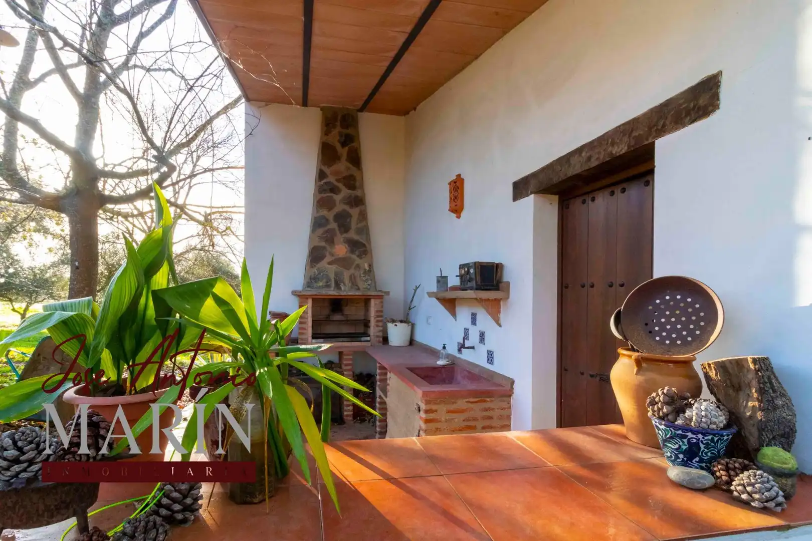 Garten von Country house zum Verkauf in Badajoz mit Privatgarten, Abstellraum und Schwimmbad