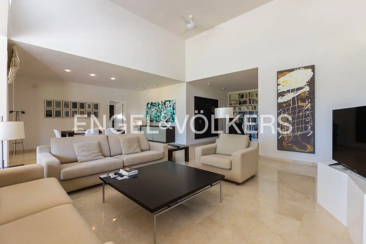 Sala de estar de Casa o chalet en venta en Jávea / Xàbia con Aire acondicionado, Calefacción y Jardín privado
