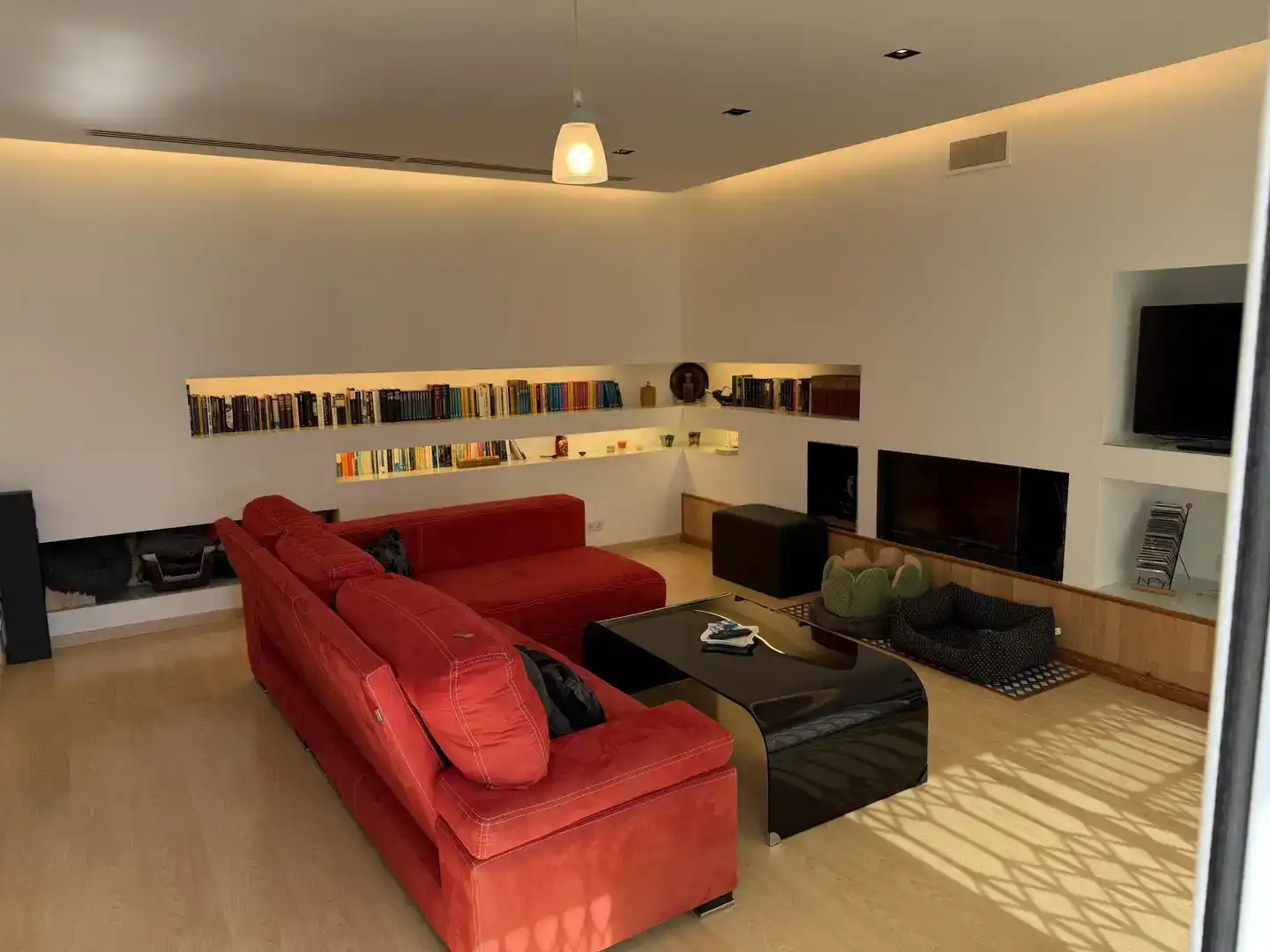 Sala d'estar de Àtic en venda en Elda amb Aire condicionat, Parquet i Traster
