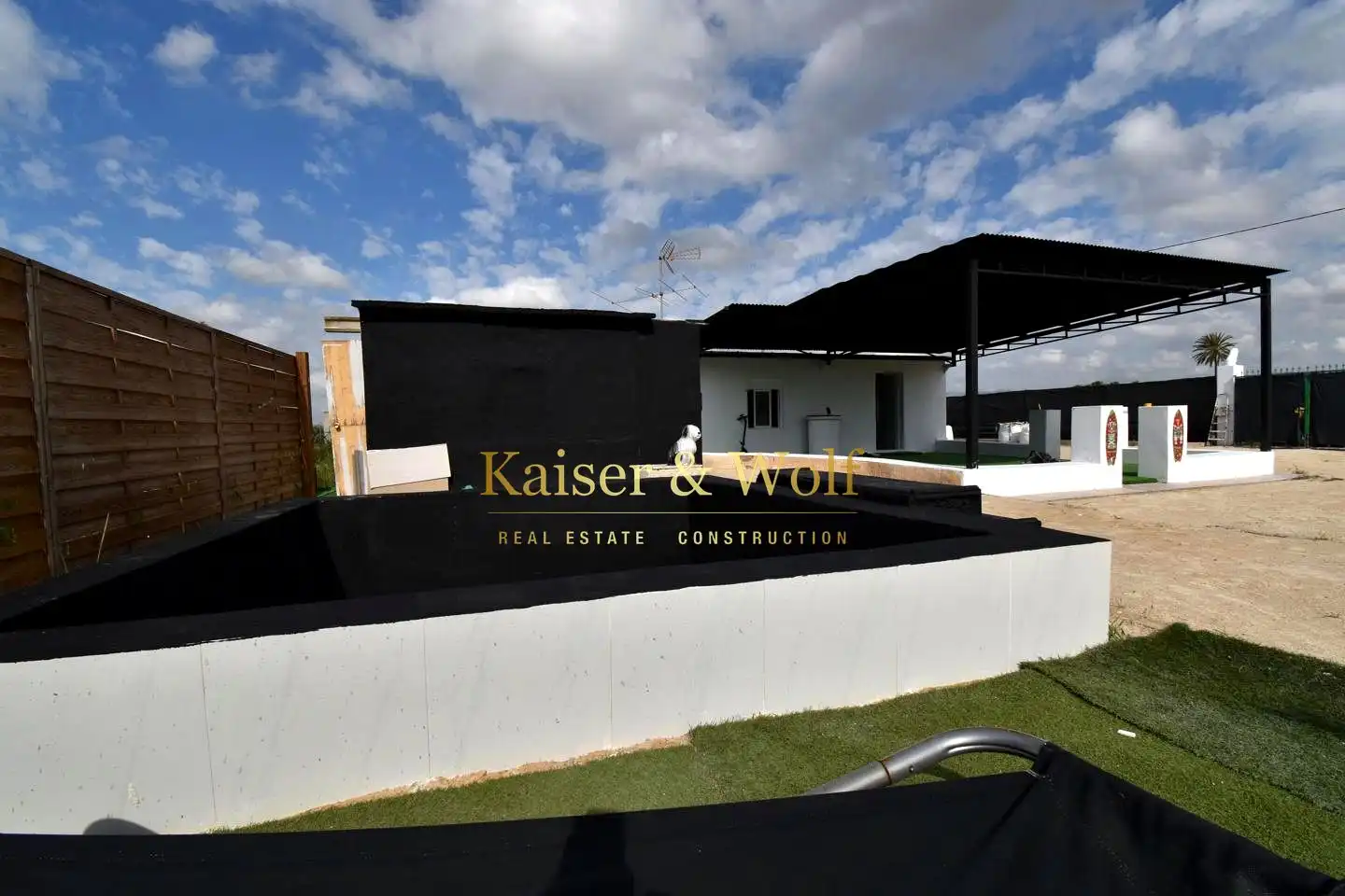 Terraza de Finca rústica en venta en Elche / Elx con Jardín privado