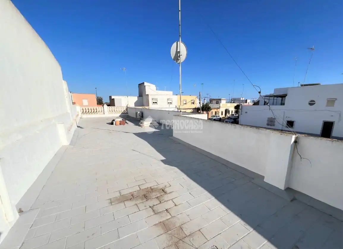 Vista exterior de Casa adosada en venta en San Fernando con Aire acondicionado y Trastero