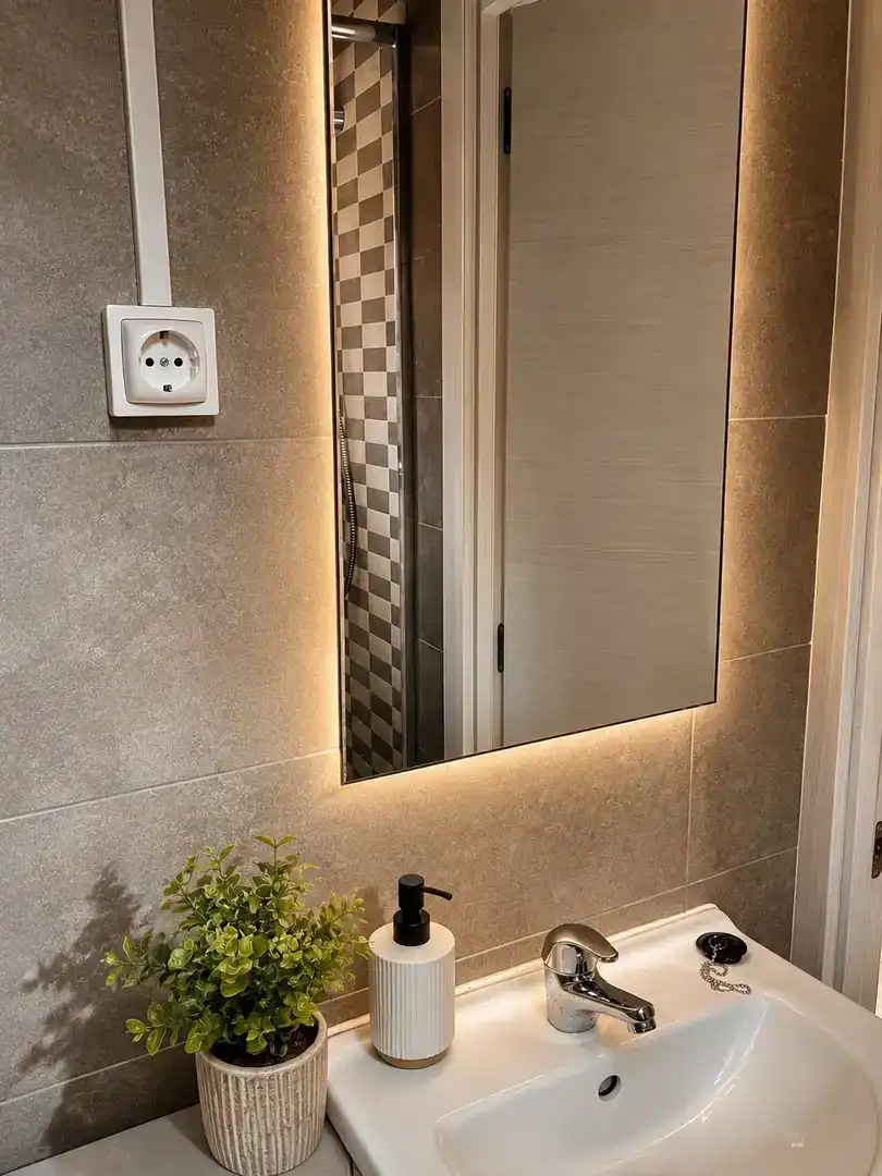 Baño de Apartamento de alquiler en Lena con Amueblado