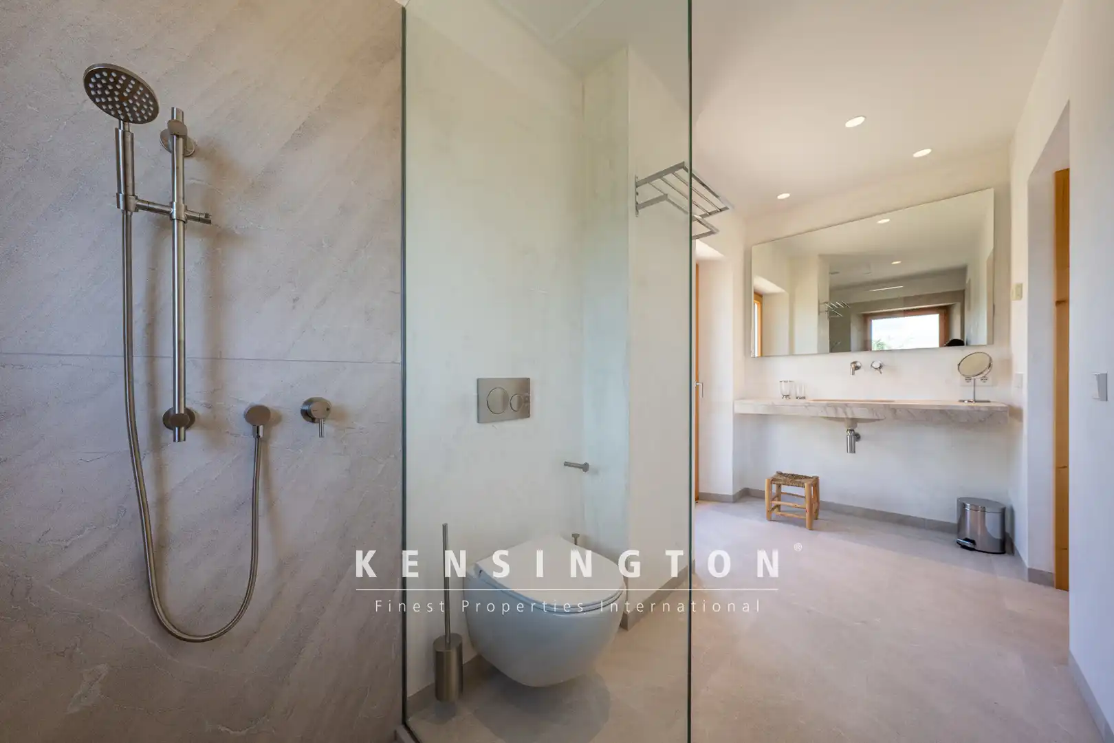 Badezimmer von Country house zum Verkauf in Son Servera mit Klimaanlage, Heizung und Terrasse