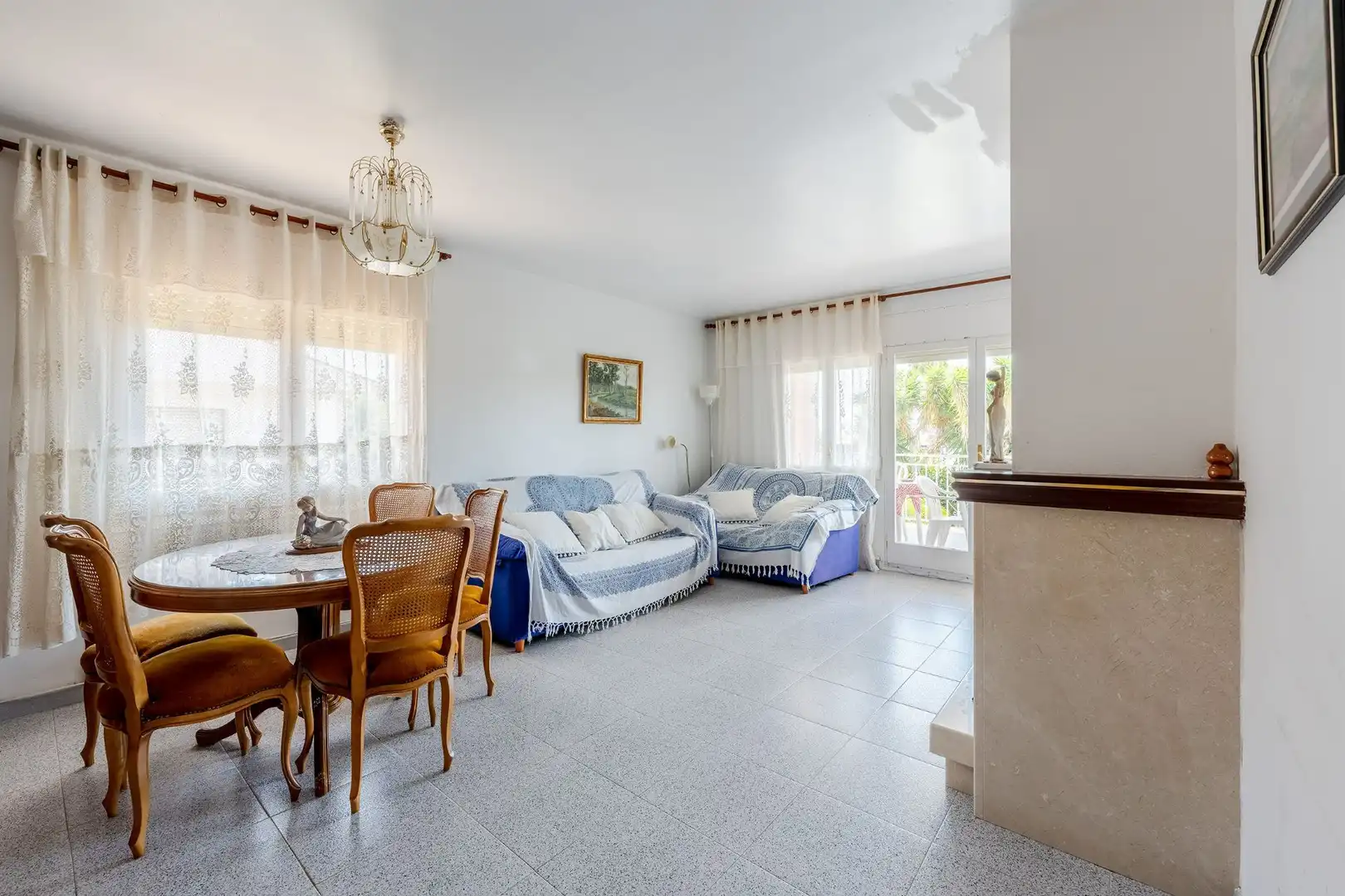 Living room of Houses for sale in Calafell  with Private garden, Terrace and Storage room