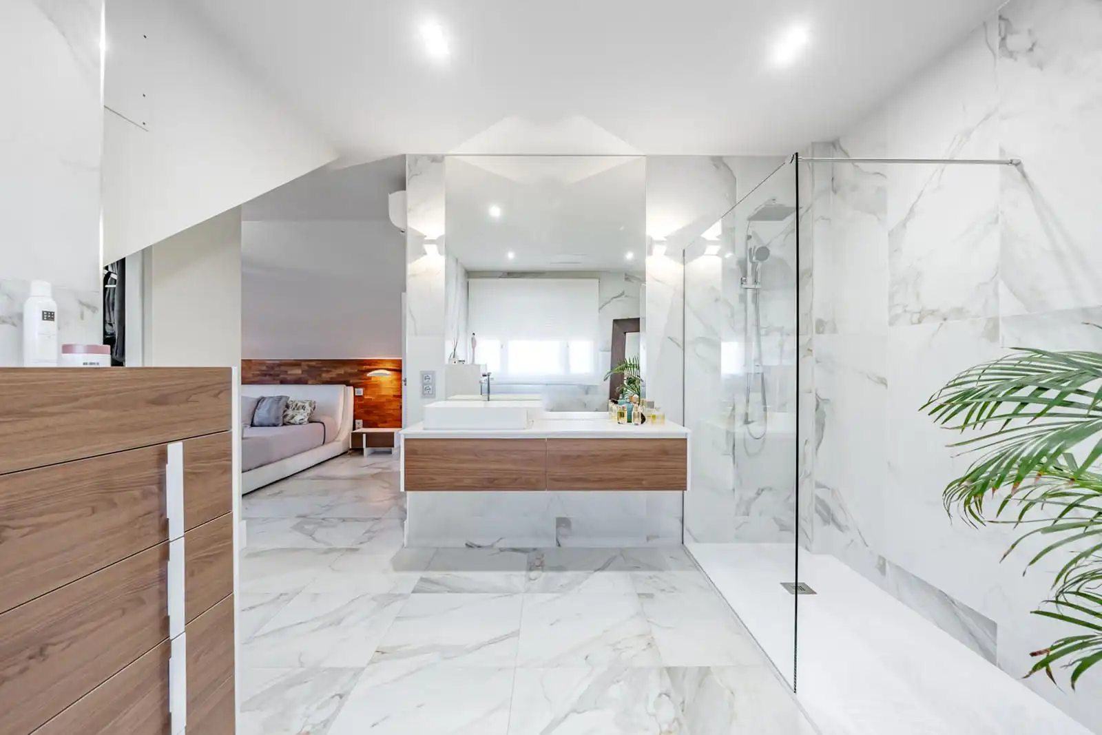 Baño de Casa adosada en venta en Torrejón de la Calzada con Aire acondicionado, Calefacción y Terraza