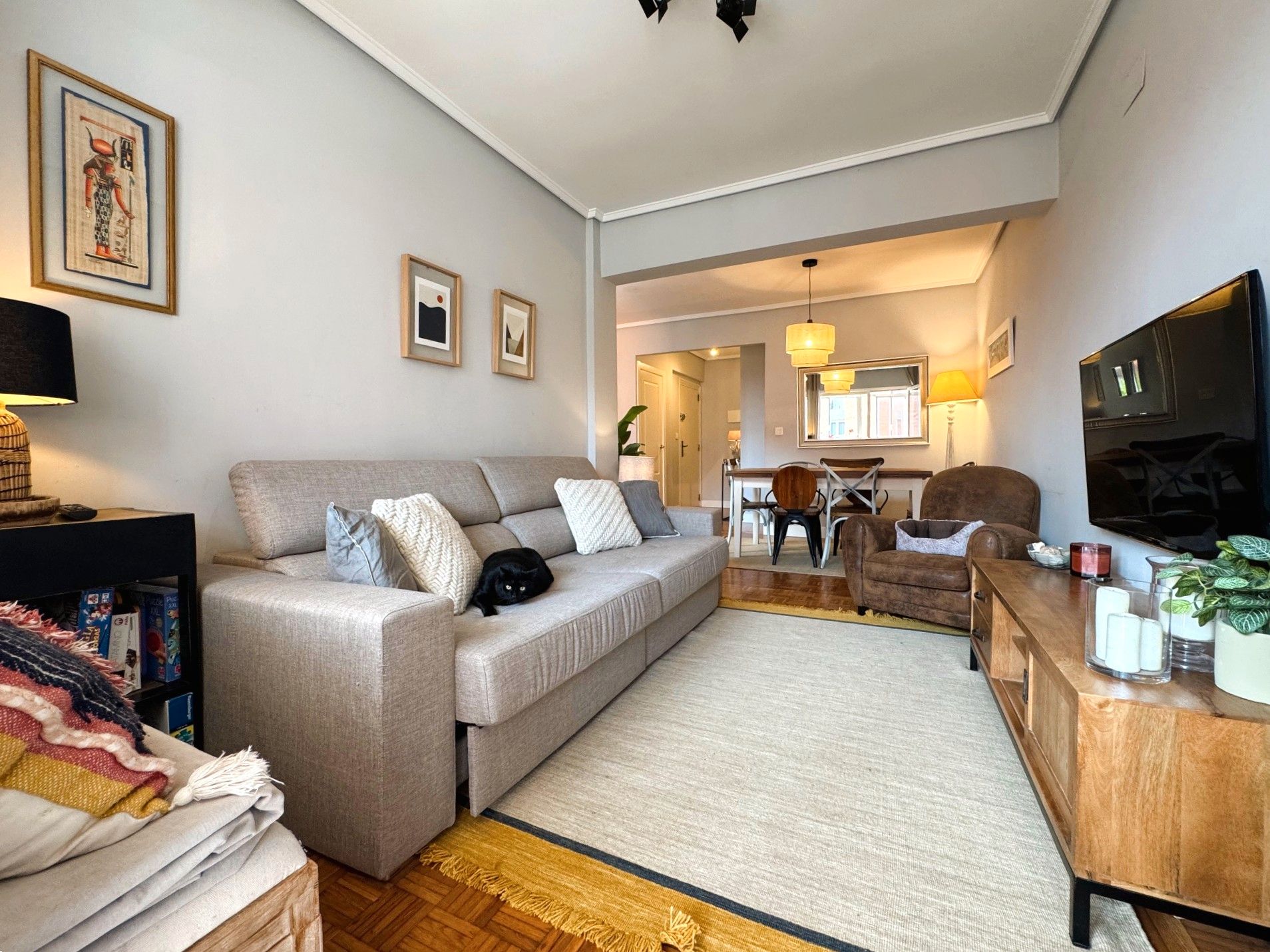 Living room of Flat for sale in Getxo 