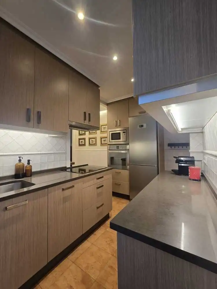 Kitchen of Flat for sale in Ferrol  with Heating, Terrace and Storage room