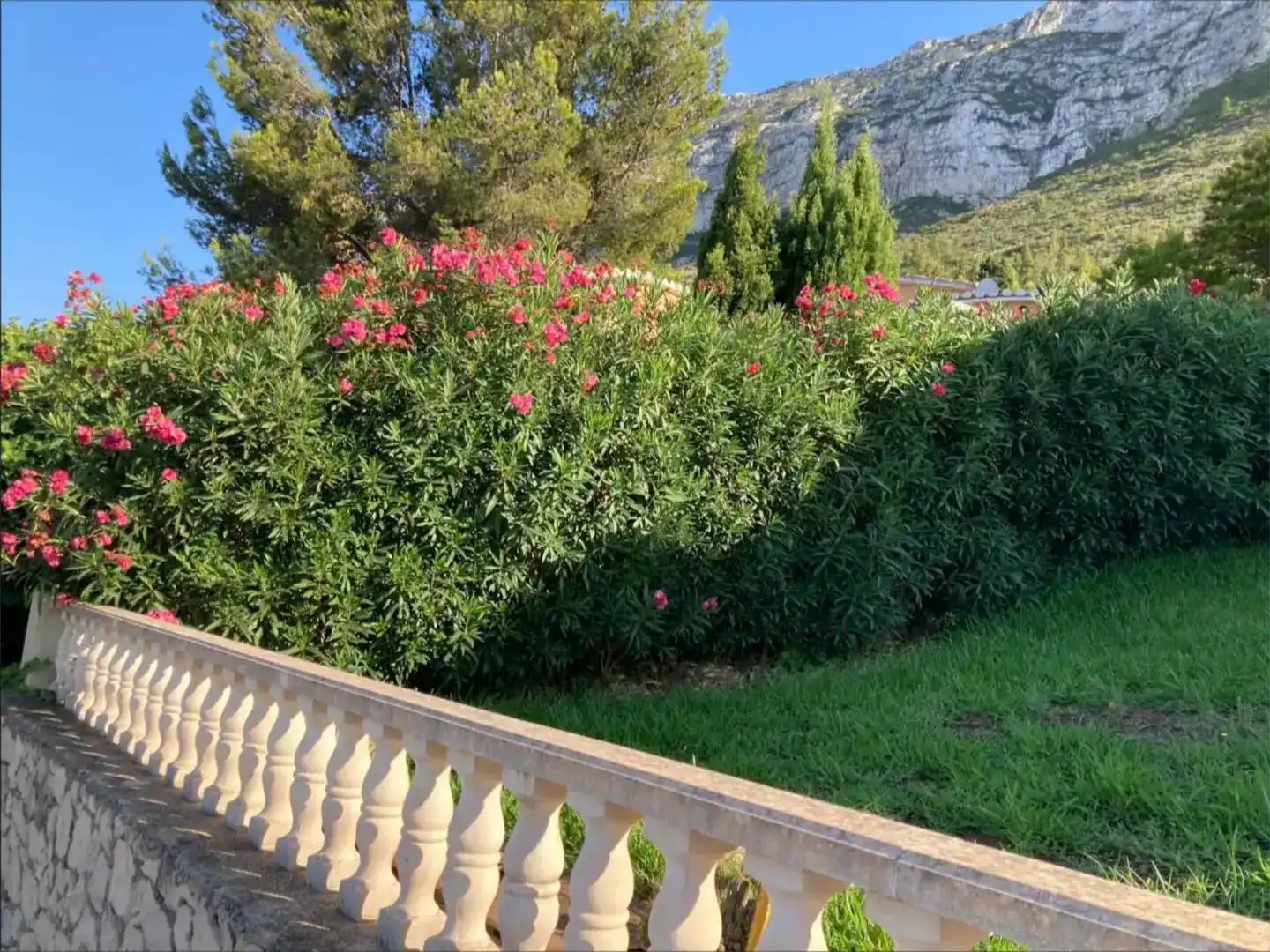 Garten von Wohnung zur Miete in Dénia mit Klimaanlage, Privatgarten und Schwimmbad