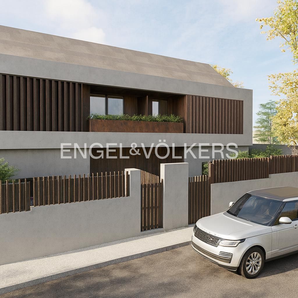 Exterior view of Single-family semi-detached for sale in Pozuelo de Alarcón  with Heating, Private garden and Terrace