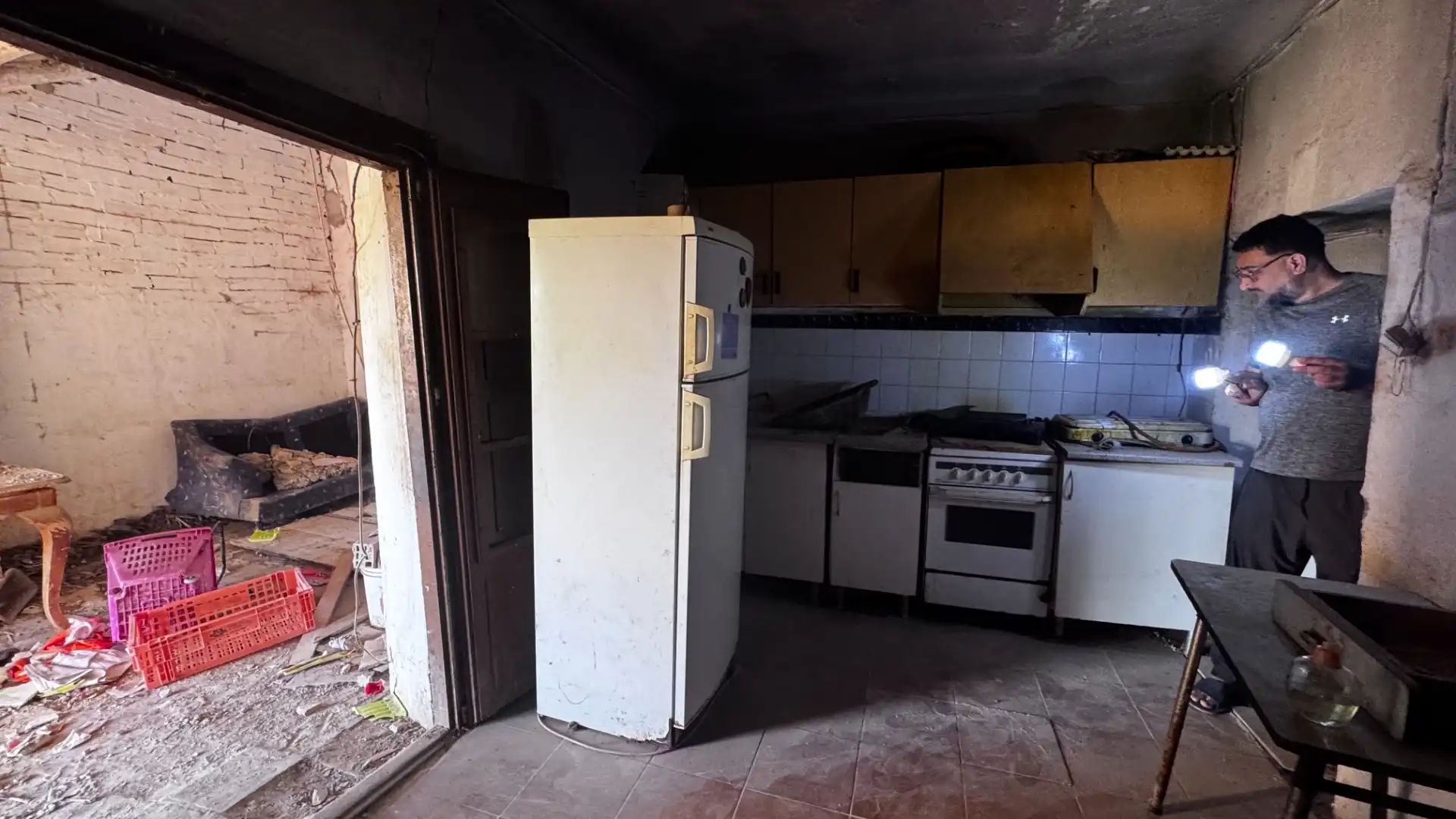 Cocina de Casa adosada en venta en Valjunquera con Jardín privado, Terraza y Balcón