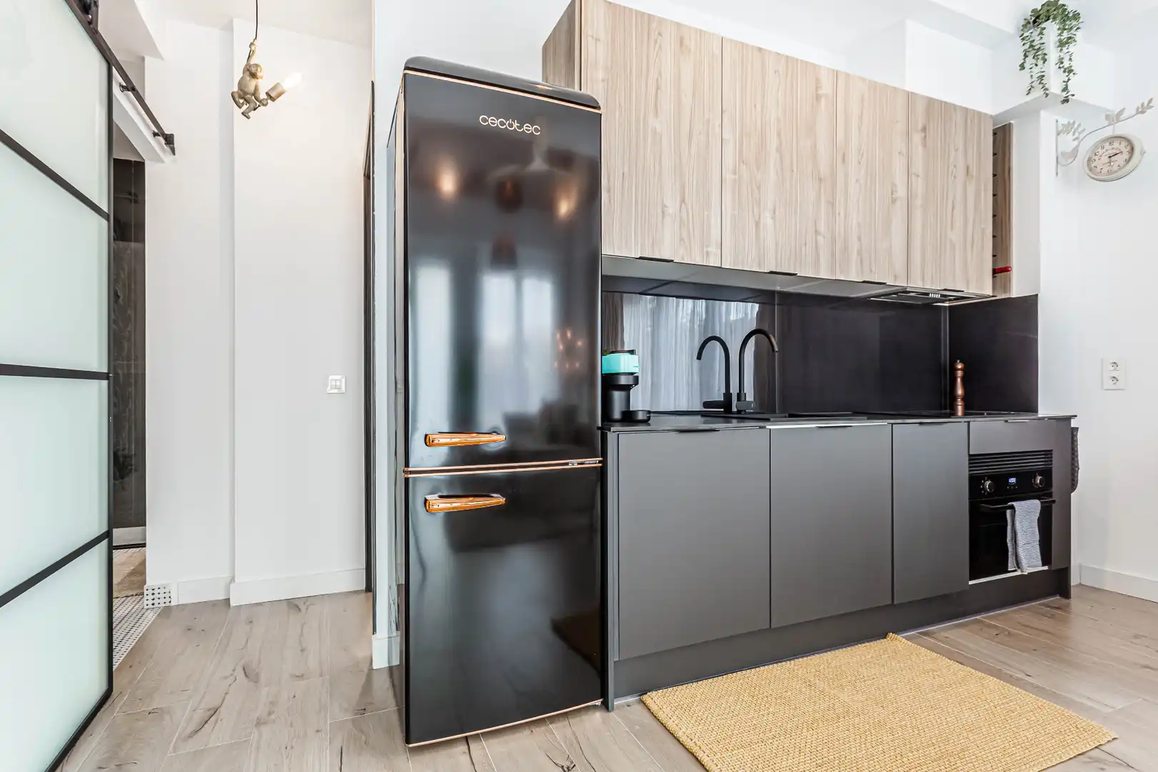 Kitchen of Flat for rent in Madrid  with Air Conditioner, Heating and Parquet flooring