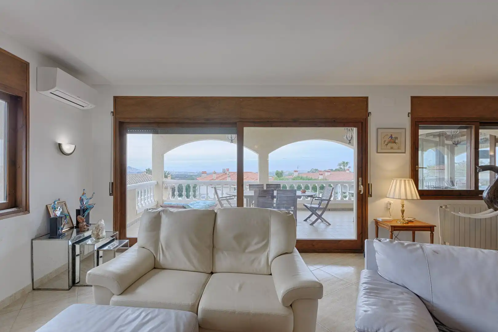 Living room of Houses for sale in Roses  with Private garden, Terrace and Swimming Pool