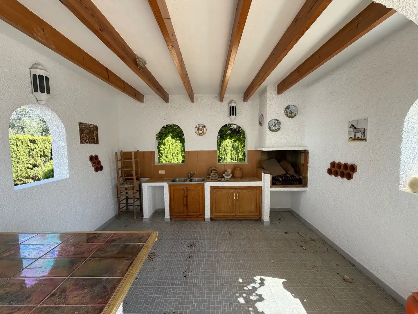 Cocina de Casa o chalet en venta en La Nucia con Aire acondicionado, Calefacción y Jardín privado