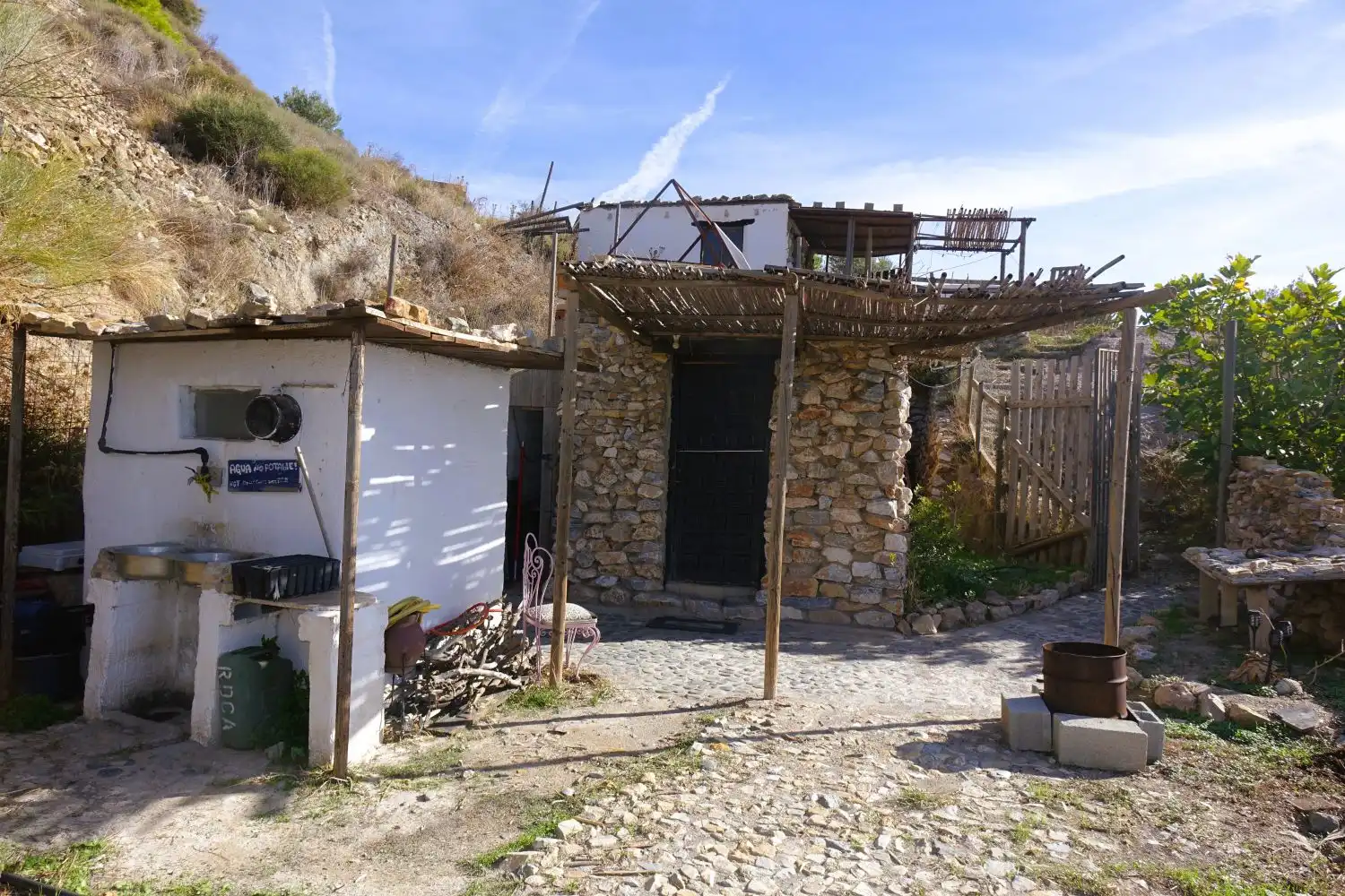 Vista exterior de Casa o xalet en venda en Cáñar