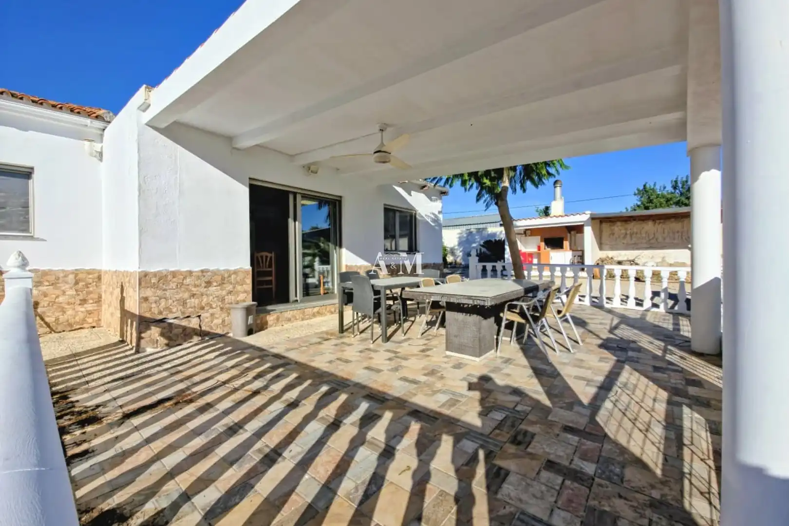Terrassa de Casa o xalet de lloguer en Pilar de la Horadada amb Aire condicionat, Calefacció i Jardí privat