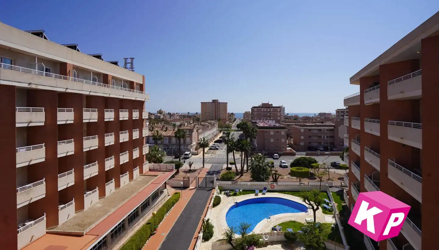 Bedroom of Flat for sale in Santa Pola  with Air Conditioner, Terrace and Swimming Pool