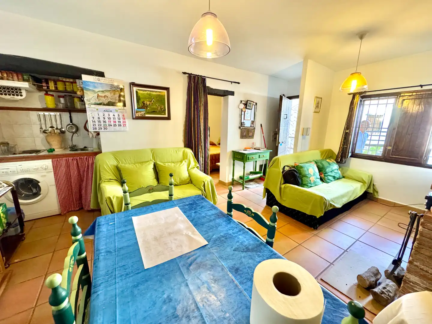 Sala de estar de Apartamento en venta en Ohanes con Calefacción, Terraza y Amueblado