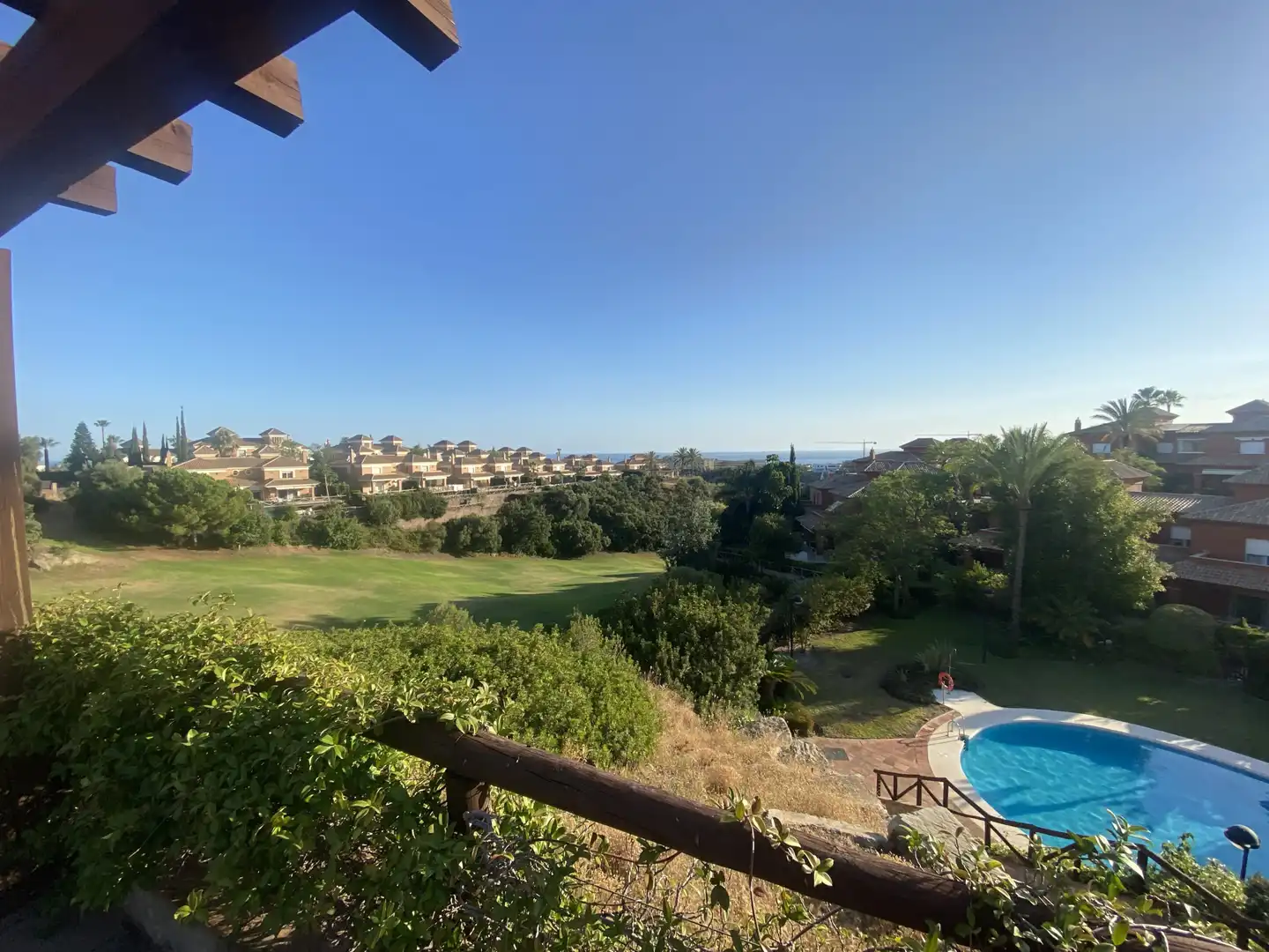 Exterior view of Detached homes for rent in Marbella  with Air Conditioner, Terrace and Swimming Pool