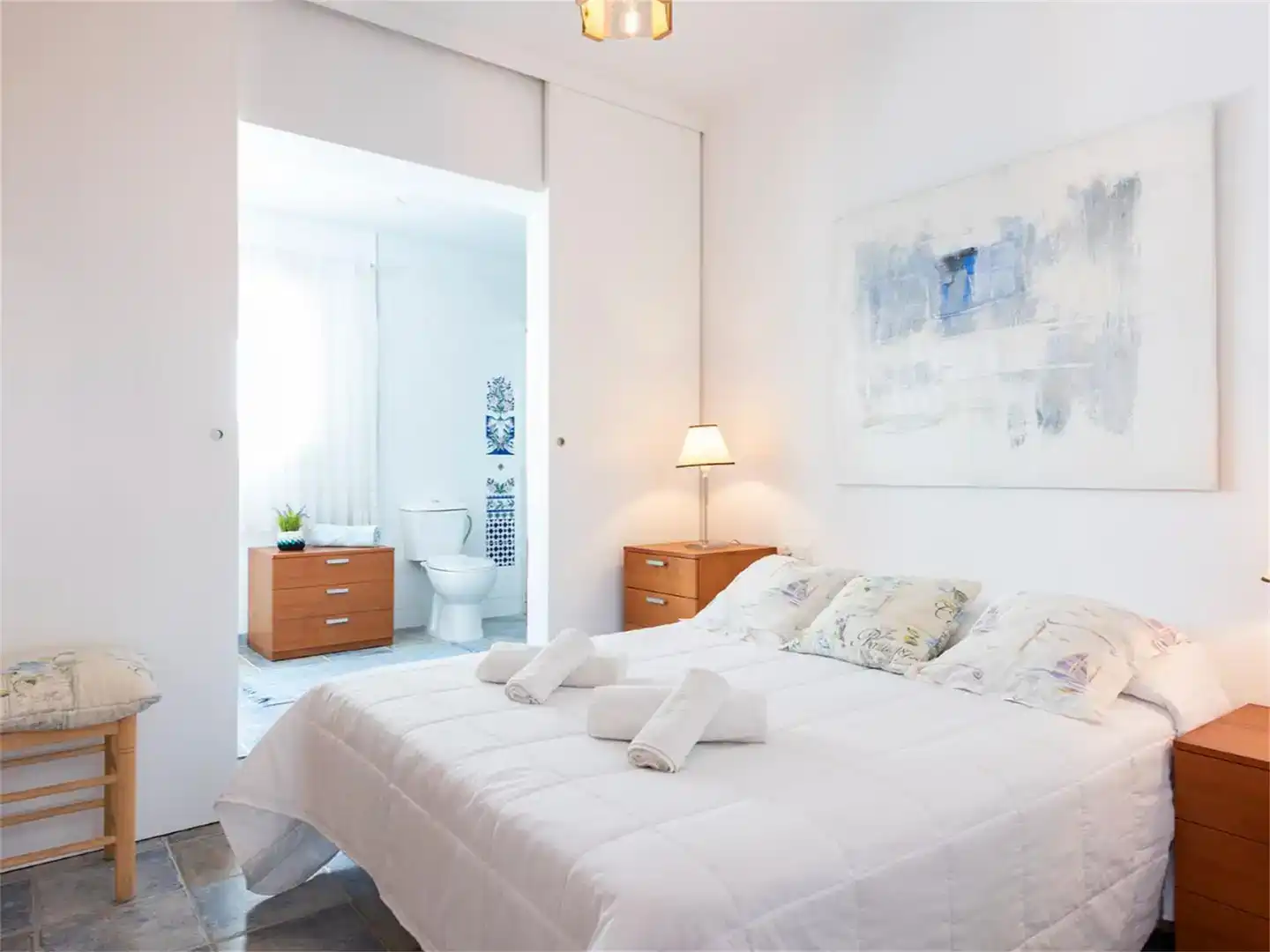 Bedroom of Houses for rent in Redondela  with Swimming Pool and Balcony