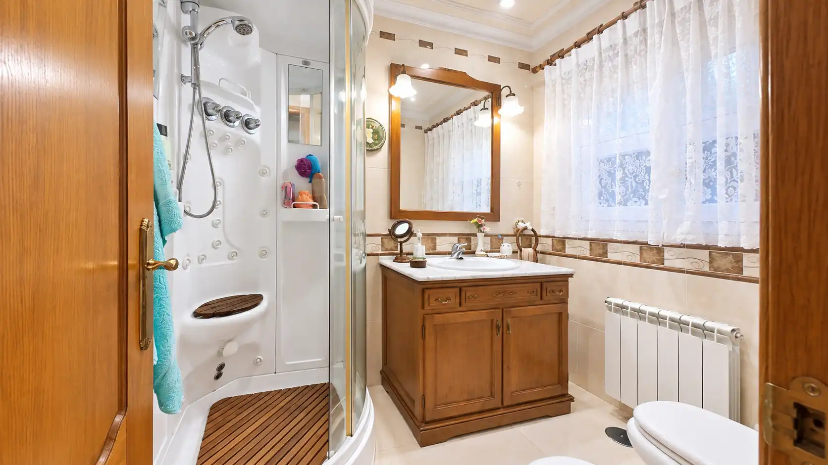 Baño de Casa o chalet en venta en Pepino con Aire acondicionado, Calefacción y Jardín privado
