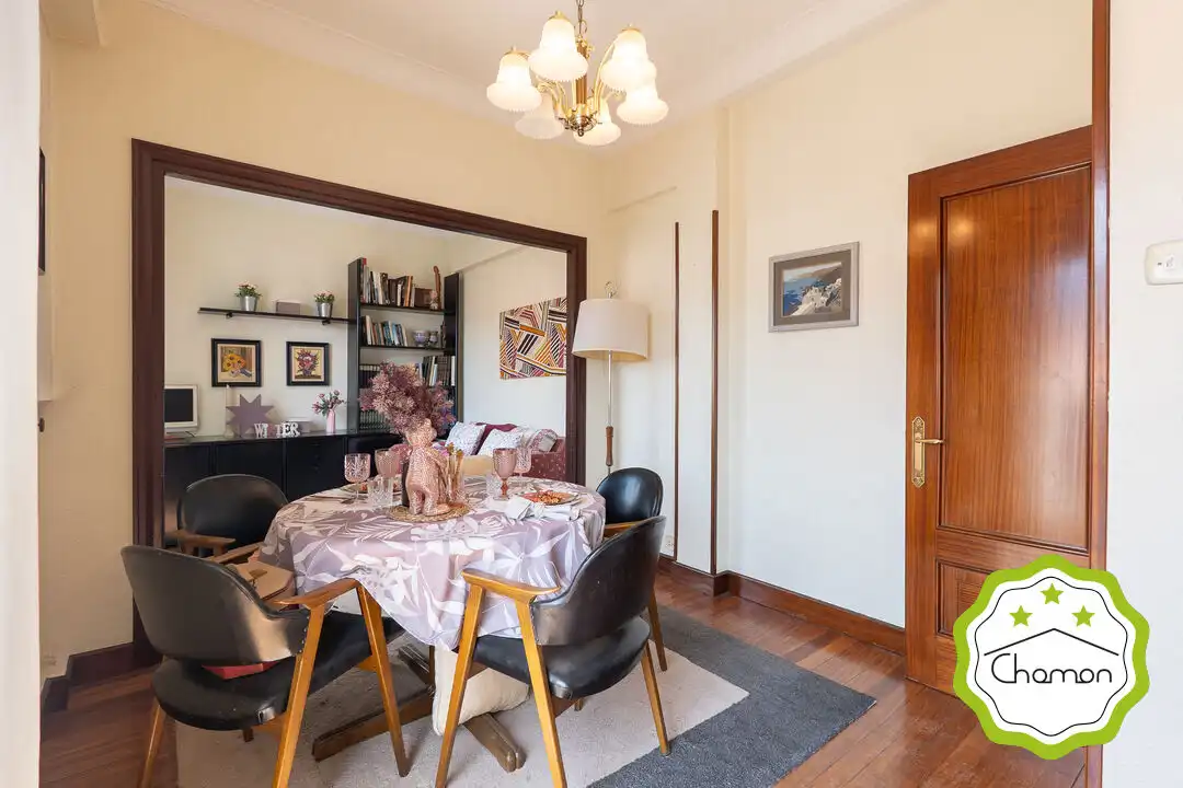 Dining room of Flat for sale in Bilbao   with Heating and Balcony