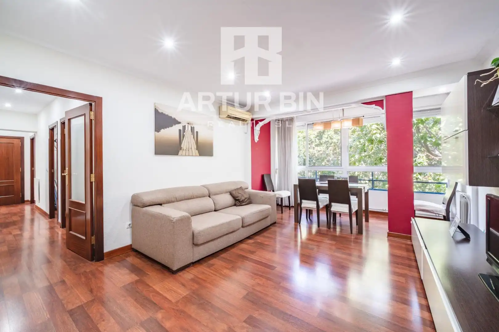Sala de estar de Piso en venta en Quart de Poblet con Aire acondicionado y Trastero