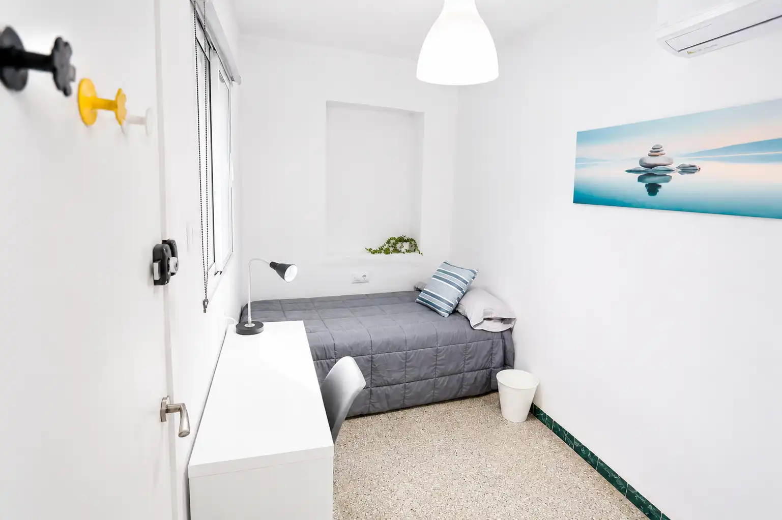Dormitori de Casa o xalet per a compartir en Murcia amb Aire condicionat, Calefacció i Moblat