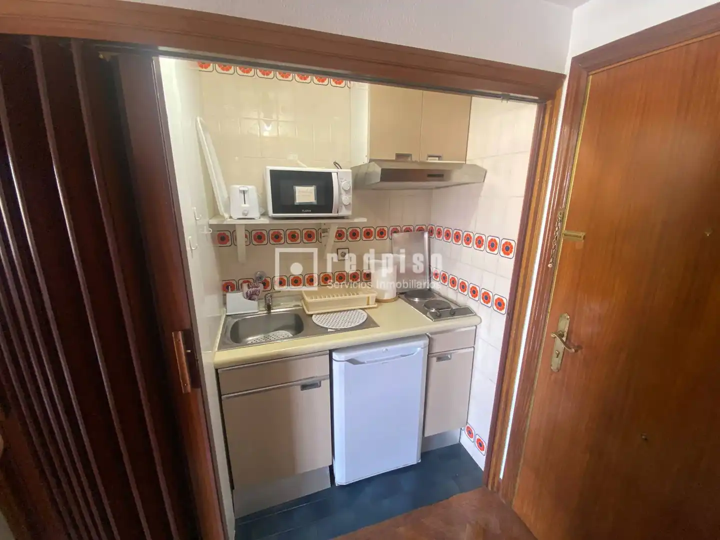 Küche von Wohnung zur Miete in Madrid mit Klimaanlage, Privatgarten und Terrasse