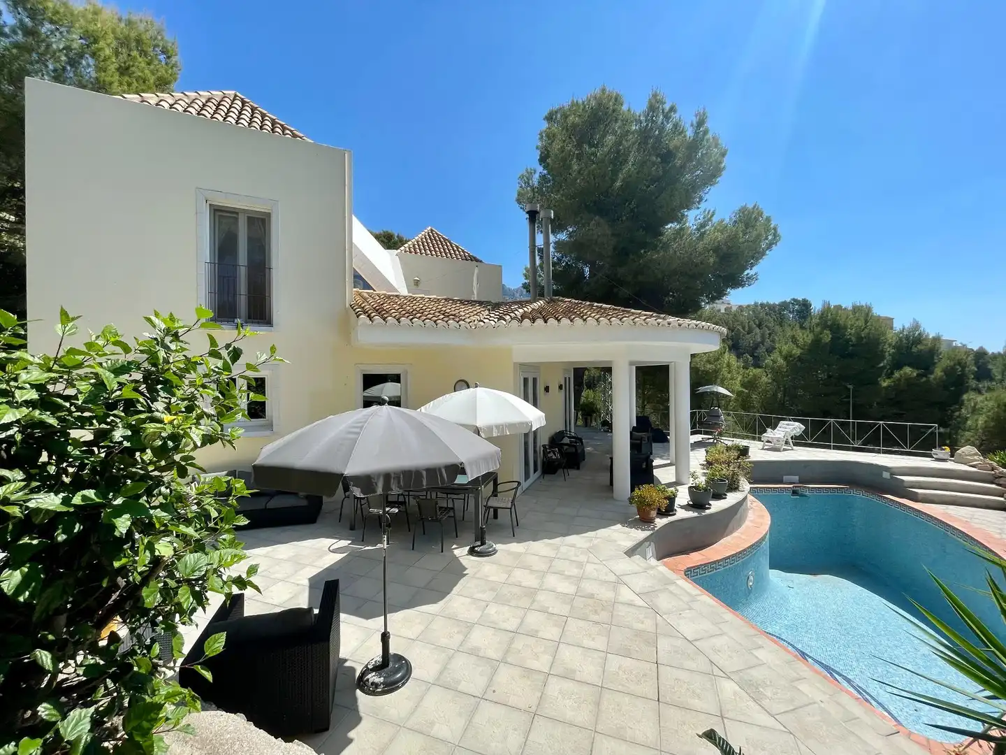 Vista exterior de Casa o chalet en venta en Altea con Aire acondicionado, Calefacción y Jardín privado