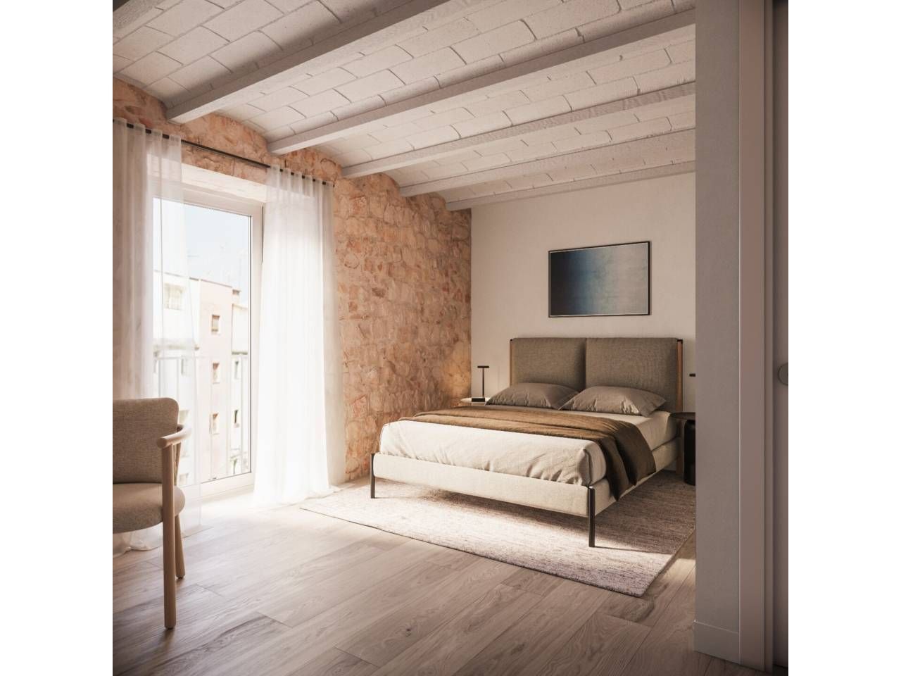 Bedroom of Duplex for sale in  Tarragona Capital  with Air Conditioner, Heating and Parquet flooring