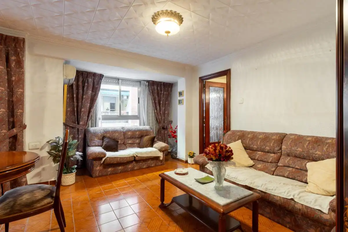 Wohnzimmer von Wohnung zum Verkauf in  Valencia Capital mit Heizung, Terrasse und Abstellraum