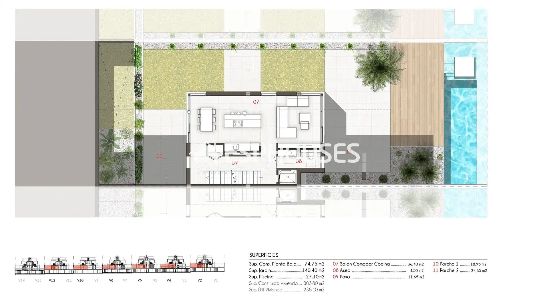 Reihenhaus mit Terrasse zum Verkauf in Monforte del Cid, imagen 23