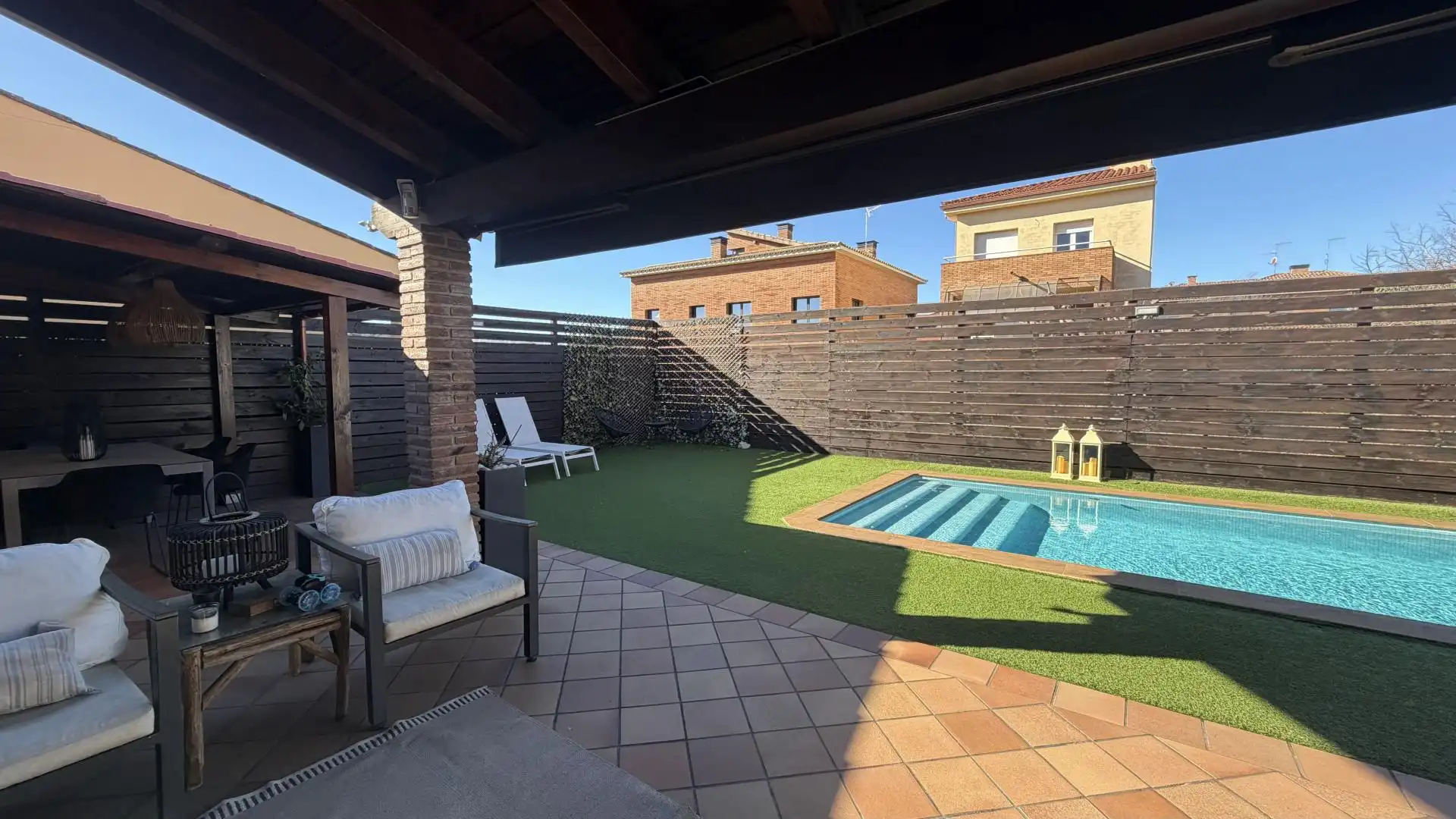 Piscina de Casa o chalet en venta en Santa Maria de Palautordera con Calefacción y Terraza