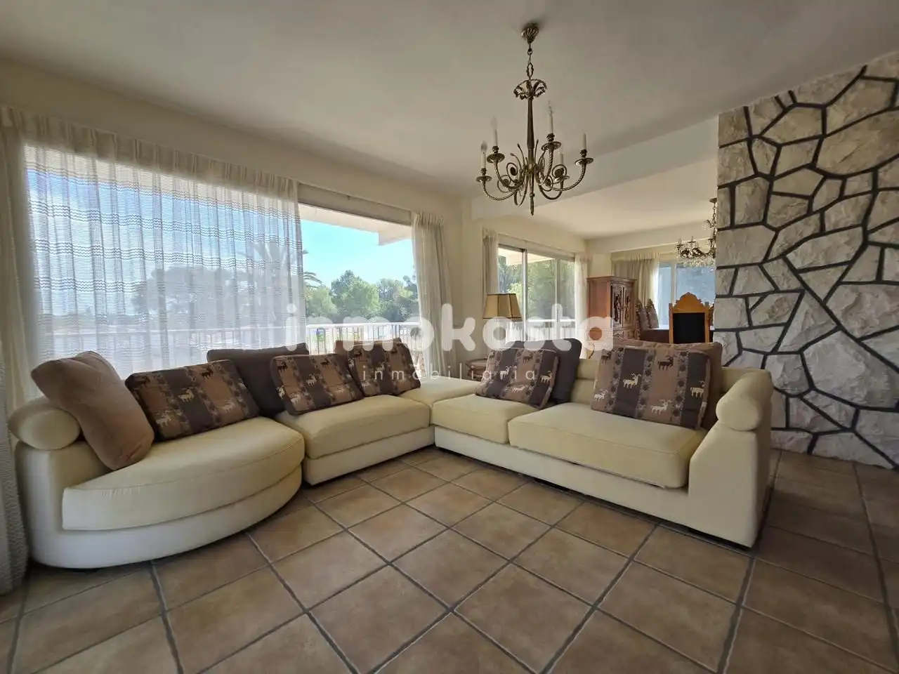 Living room of Houses for sale in L'Alfàs del Pi  with Air Conditioner, Heating and Private garden