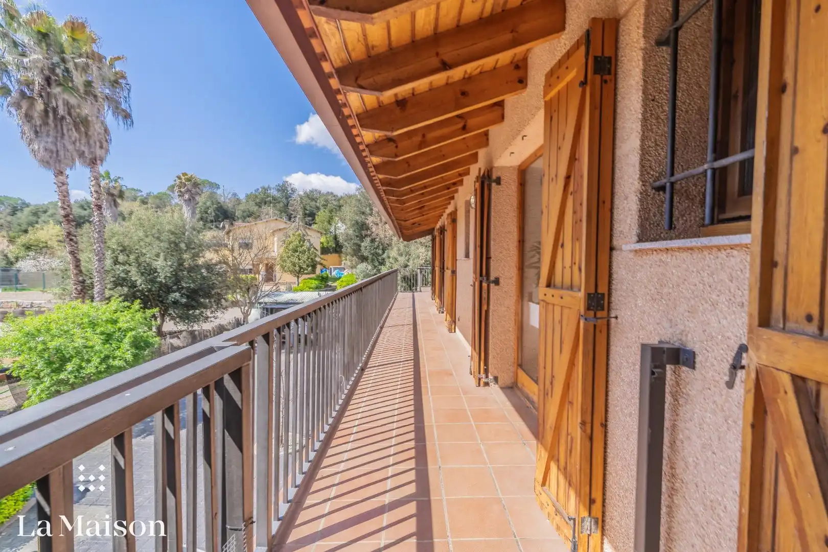 Balcony of Houses for sale in Dosrius  with Heating, Private garden and Terrace