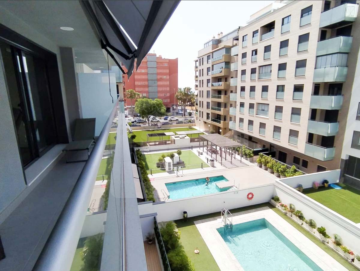 Swimming pool of Apartment to rent in Málaga Capital  with Terrace, Furnished and Community pool