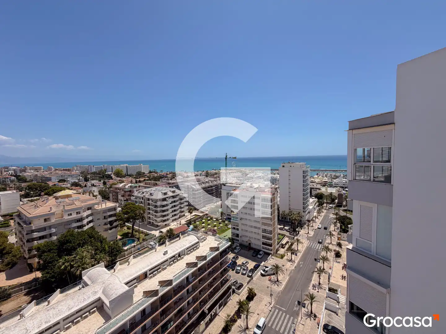 Vista exterior de Piso en venta en Benalmádena con Aire acondicionado, Jardín privado y Terraza
