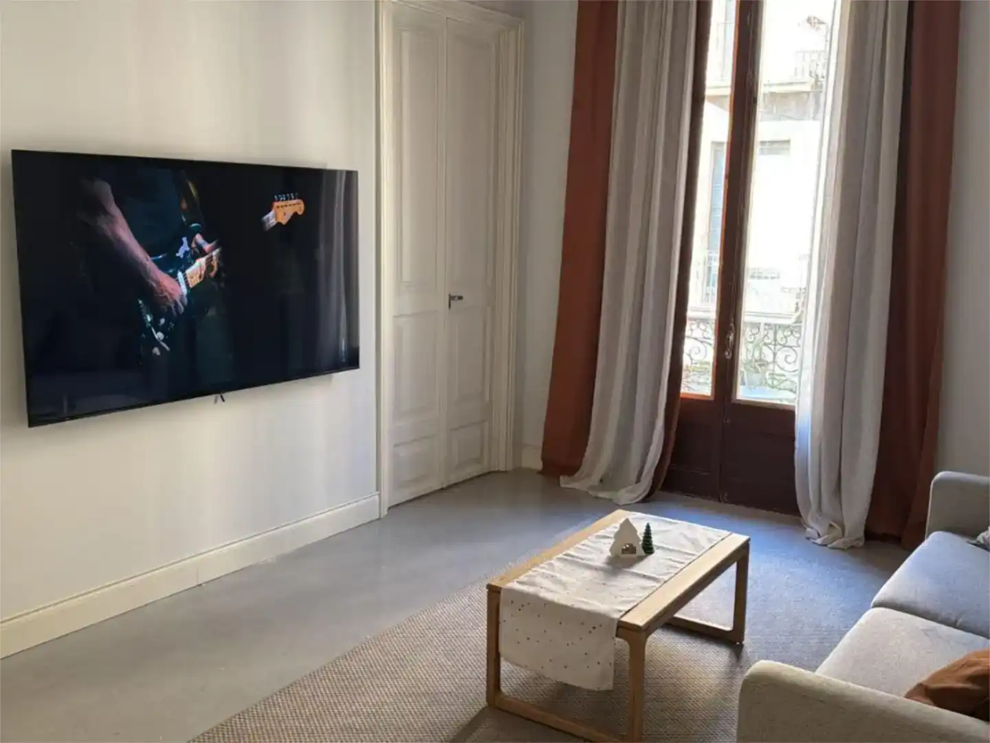 Wohnzimmer von Wohnung zur untervermieten in Reus mit Klimaanlage, Möbliert und Balkon