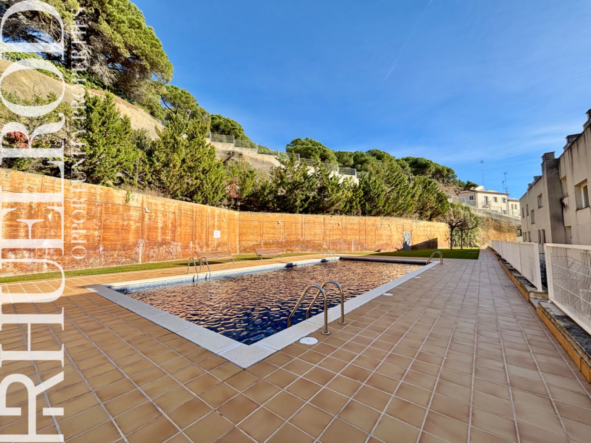 Swimming pool of Flat for sale in Sant Andreu de Llavaneres  with Air Conditioner, Heating and Private garden