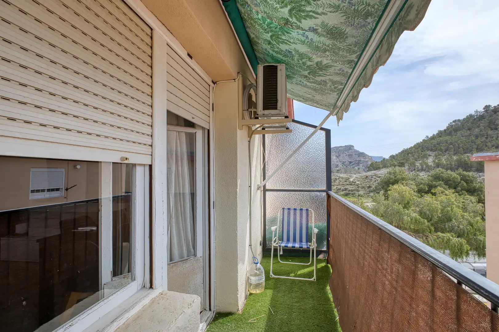 Terrasse von Wohnung zum Verkauf in Jijona / Xixona mit Klimaanlage, Heizung und Parkett