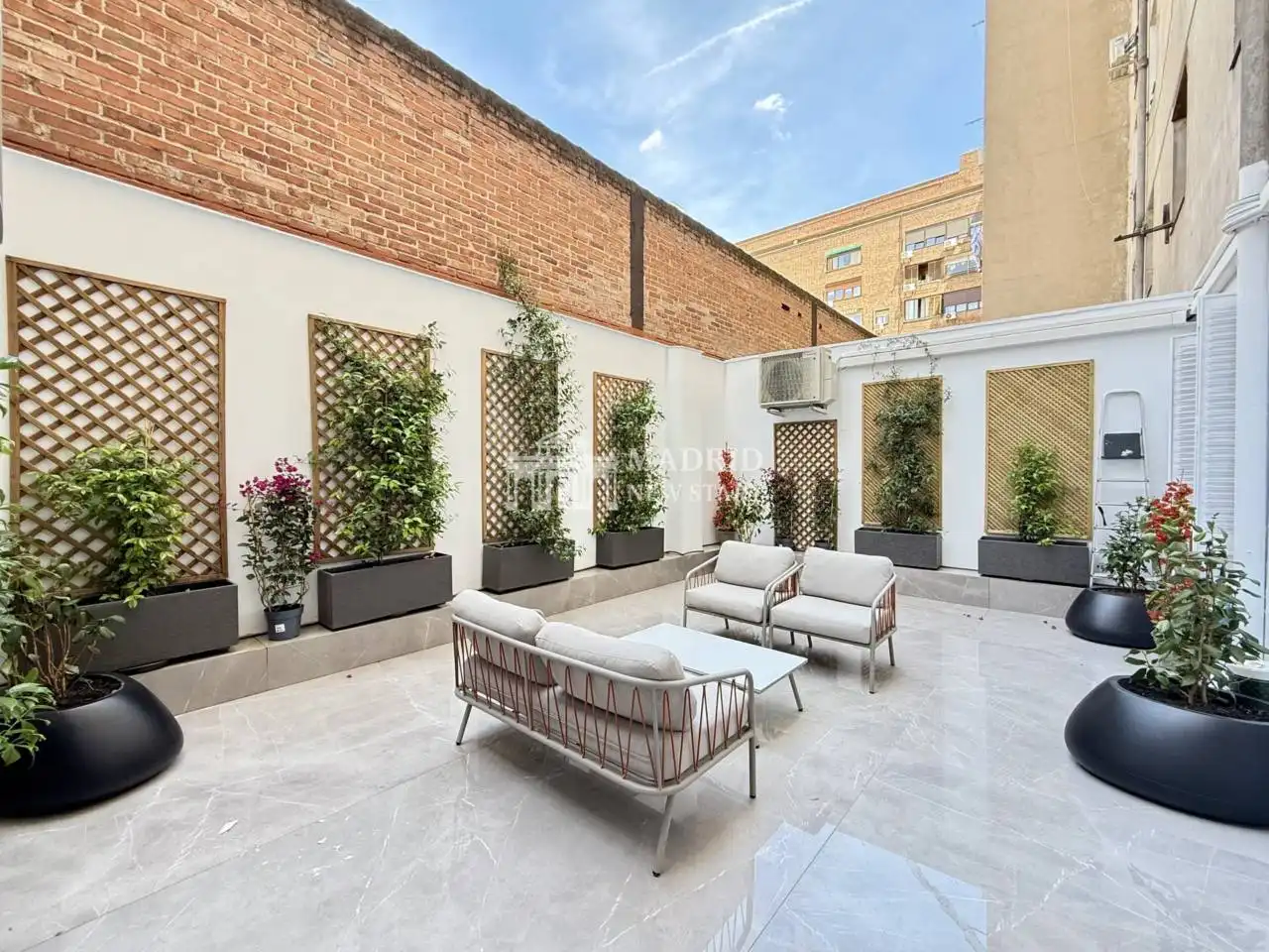 Terrasse von Wohnung zur Miete in Madrid mit Klimaanlage, Heizung und Terrasse